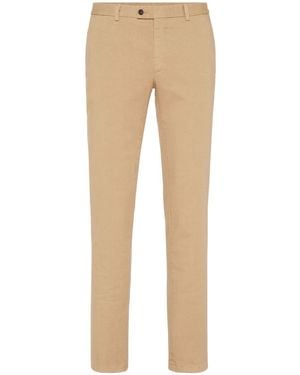 Philipp Plein Appliqué Chinos - Natural