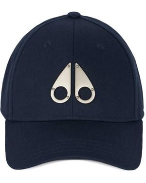 Moose Knuckles Icon Baseball Cap - Blue