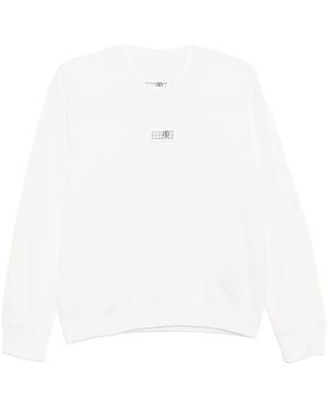 MM6 by Maison Martin Margiela ロゴ スウェットシャツ - ホワイト