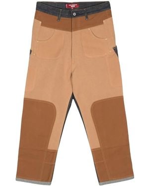 Junya Watanabe X Levis Jeans Im Patchwork-Look - Natur