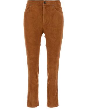 Isabel Marant スエード パンツ - ブラウン