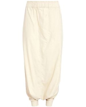 UMA | Raquel Davidowicz Elasticated Linen Straight-Leg Pants - White