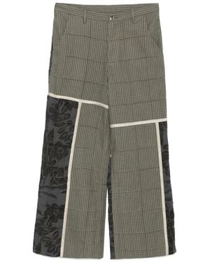 Commun's Checked pants - Gris