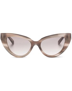 Dolce & Gabbana Cat-Eye-Frame Sunglasses - Brown