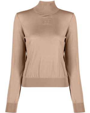 Alexander Wang Pullover Mit Logo - Natur