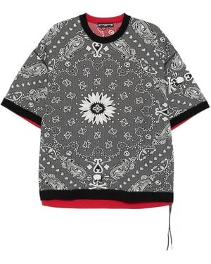MASTERMIND WORLD Reversible Short-Sleeve T-Shirt - Grey