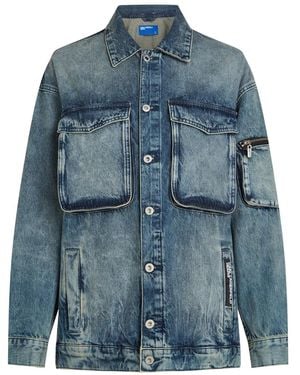 KARL LAGERFELD Cotton Jacket - Blue