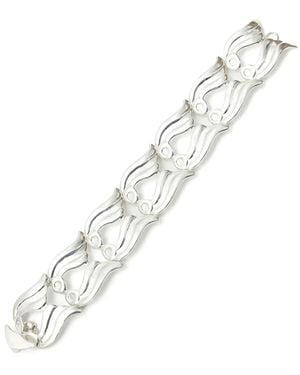 Santaniello Link-Design Bracelet - White