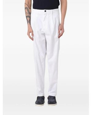 Giorgio Armani Stretch-Cotton Cargo Trousers - White