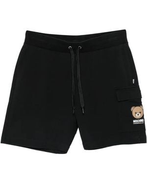 Moschino Teddy Bear Casual Shorts - Black