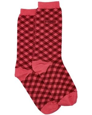 Wales Bonner X Adidas Check-Pattern Logo-Embroidered Socks (Set Of Two)