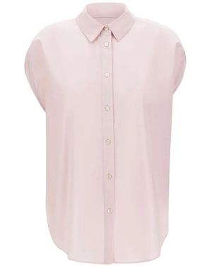 Woolrich Sleeveless Button Shirt - Pink