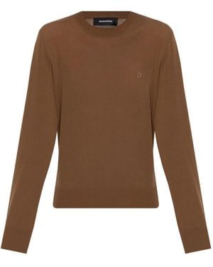 DSquared² Wool Jumper - Brown