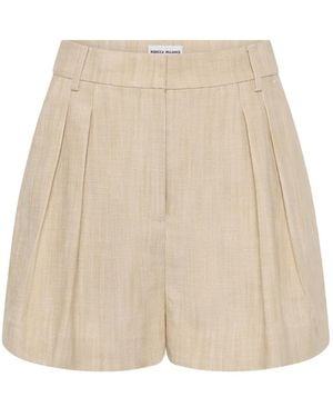 Rebecca Vallance Shorts mit Falten - Natur