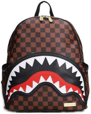 Sprayground Shark-Face Backpack - Red