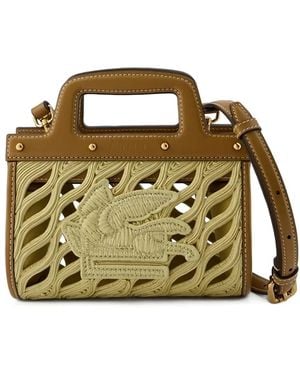 Etro Pegaso woven detail tote bag - Mettallic