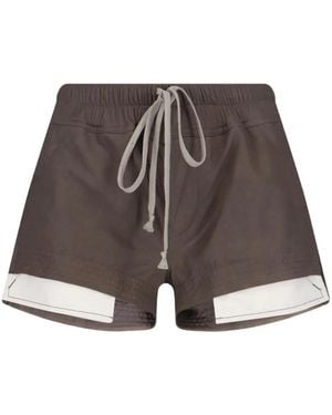Rick Owens Drawstring Split Trousers - Brown