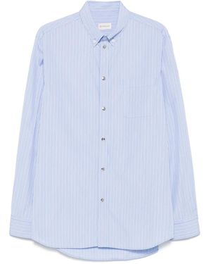 Moncler Striped long-sleeved shirt - Azul