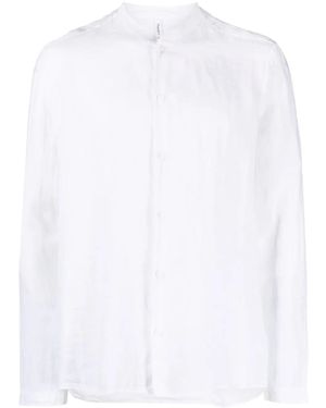 Transit Camicia Con Colletto Alla Coreana - Bianco