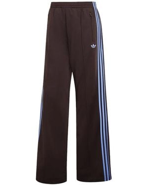 adidas Firebird Logo-Embroidered Track Pants - Brown
