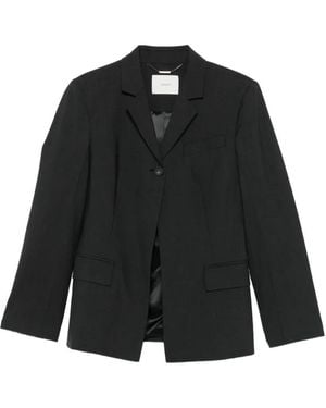JOSEPH Tailored Single-Breasted Jacket - Black