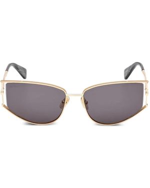 Max Mara Eyewear Geometric-Framed Sunglasses - Grey