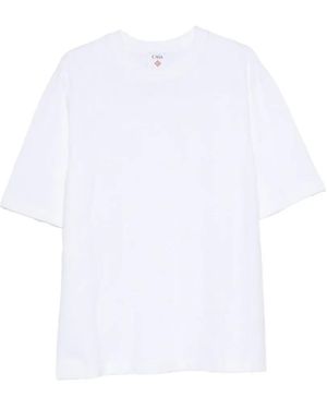 CASABLANCA Logo-Embossed T-Shirt - White
