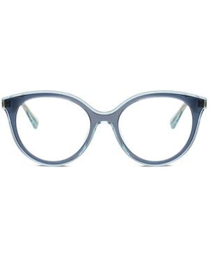 Michael Kors Gafas Sitges Con Montura Redonda - Blanco