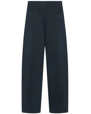 The Row Galileo Dart-Detail Pants - Blue