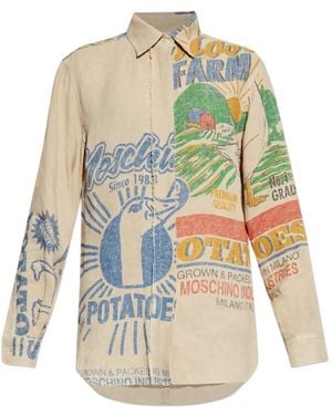 Moschino Graphic-Print Shirt - White