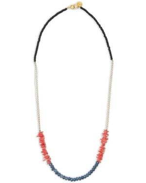 Undercover Beaded-Chain Necklace - White