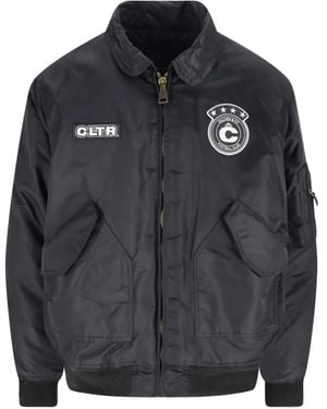 Cultura Bombermantel mit Reißverschluss - Schwarz