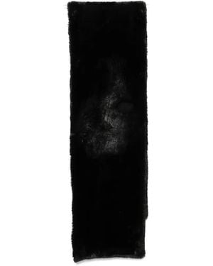 Max Mara Faux-Fur Scarf - Black