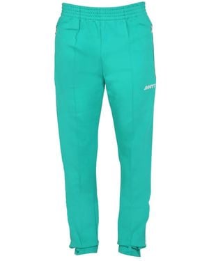 MOUTY Side-Stripe Track Trousers - Green