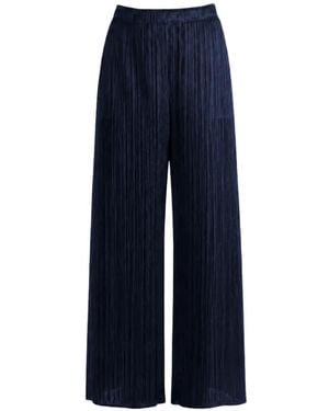 Pleats Please Issey Miyake Pleats Please Pleated Trousers - Blue