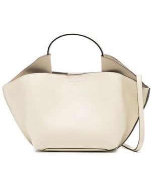 REE PROJECTS Ann Leather Mini Bag - Natural