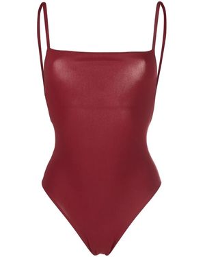 Lido Spaghetti-Strap One-Piece - Red