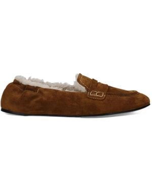 Premiata Pocket Loafer Aus Veloursleder - Braun