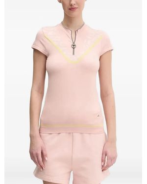 adidas By Stella McCartney Truenature Golf Oberteil mit Leoparden-Print - Pink