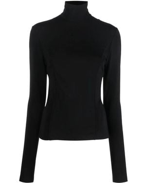 Givenchy Asymmetric Cut-Out Top - Black