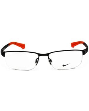 Nike Rectangle-Frame Glasses - White