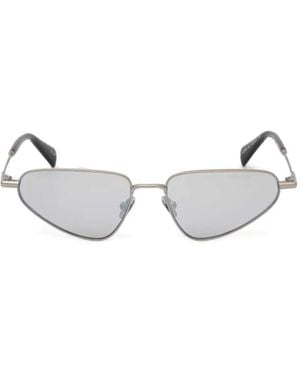 AllSaints Geometric-Frame Sunglasses - Metallic