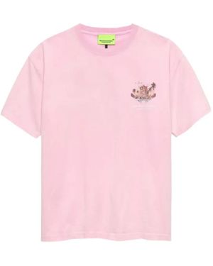 New Amsterdam Graphic-Print Crew-Neck T-Shirt - Pink