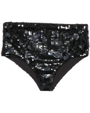 P.A.R.O.S.H. Glow Mini Shorts - Black