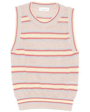 Roberto Collina Striped Tank Top - Pink