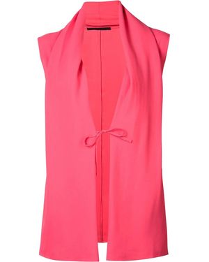 Haider Ackermann Open Shawl Lapel Top - Pink