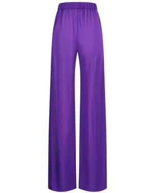 ANDAMANE Lena Wide-Leg Pants - Purple