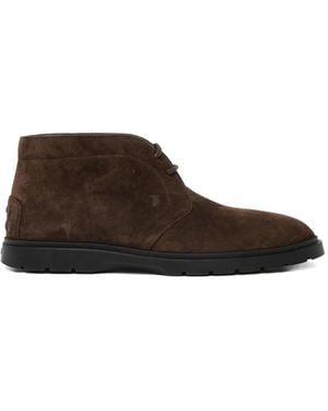Tod's Suede Desert Boots - Brown