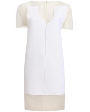 KHAITE Winona Short Dress - White