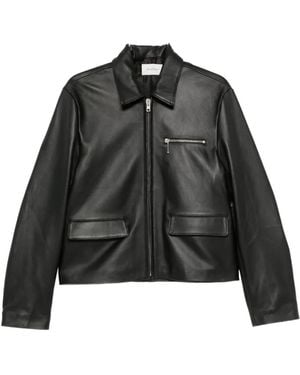 Second/Layer Solo Leather Jacket - Black